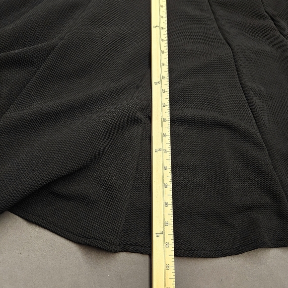 Ashley Stewart Black Sleeveless Dress Sz 14/ 16 Fit Flare Knee Length SLDRingsLV - Picture 6 of 6